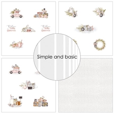 Simple and Basic Design Papers - Cozy Christmas 15x15 cm (lille)