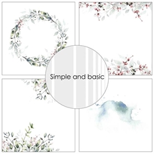 Simple and Basic Design Papers - A Sense of Clarity 15x15 cm (lille)