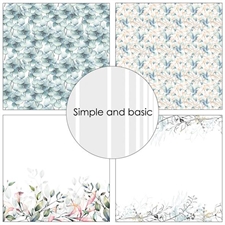 Simple and Basic Design Papers - A Sense of Clarity 15x15 cm (lille)