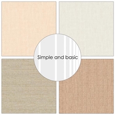 Simple and Basic Design Papers - Soft and Natural Textures 15x15 cm (lille)