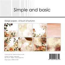 Simple and Basic Design Papers - A Touch of Autumn 15x15 cm (lille)