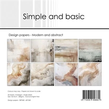 Simple and Basic Design Papers - Modern and Abstract 15x15 cm (lille)