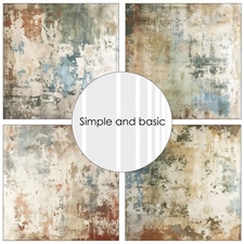 Simple and Basic Design Papers - Peeled and Speckled 15x15 cm (lille)