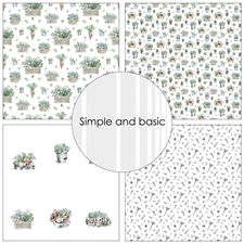 Simple and Basic Design Papers - Gardening (lille)