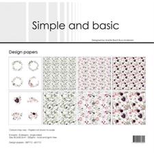 Simple and Basic Design Papers - Beautiful Roses 30x30 cm (stor)