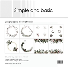 Simple and Basic Design Papers - Scent of Winter 30,5x30,5 cm (stor)