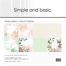 Simple and Basic Design Papers - A Touch of Spring 30,5x30,5 cm (stor)