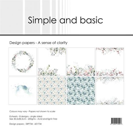 Simple and Basic Design Papers - A Sense of Clarity 30,5x30,5 cm (stor)