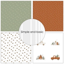 Simple and Basic Design Papers - Kids Christmas 30,5x30,5 cm (stor)