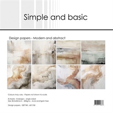 Simple and Basic Design Papers - Modern and Abstract 30,5x30,5 cm (stor)