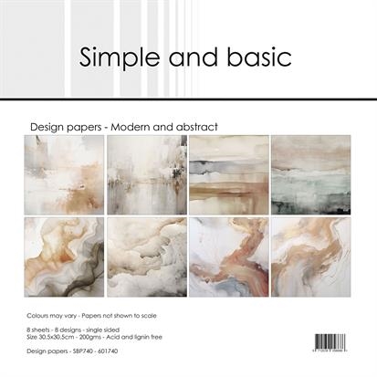 Simple and Basic Design Papers - Modern and Abstract 30,5x30,5 cm (stor)