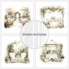 Simple and Basic Design Papers - A Sense of Romance 30,5x30,5 cm (stor)