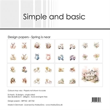 Simple and Basic Design Papers - Spring is Near 30,5x30,5 cm (stor)