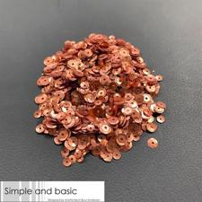 Simple and Basic Sequins (Pailetter) - Copper