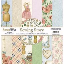 ScrapBoys Paper Pad 12x12" - Sewing Love
