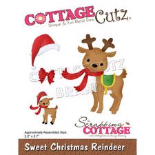 Cottage Cutz  Die - Sweet Christmas Reindeer