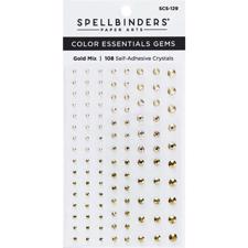 Spellbinders Color Essentials Gems - Gold Mix