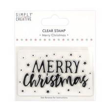 Simply Creative Clear Stamp - Merry Christmas (large)