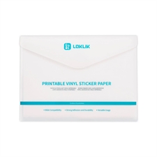 LOKLiK Printable Vinyl Stickerpaper - Mat / 20 ark