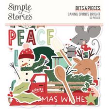 Simple Stories Die Cuts - Bits & Pieces / Baking Spirits Bright