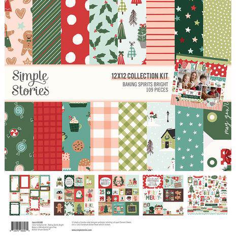 Simple Stories Paper Pack 12x12" Collection - Baking Spirits