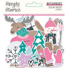 Simple Stories Die Cuts - Bits & Pieces / Feelin' Frosty