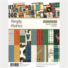 Simple Stories Paper Pad 6x8" - Rustic Legend