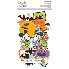 Simple Stories Simple Page Pieces - Say Cheese Classic Mouse HALLOWEEN (19 pieces)