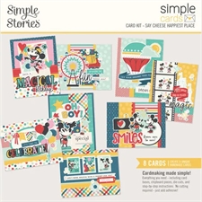 Simple Stories Simple Cards Kit - Say Cheese Happiest Place