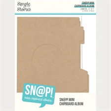 Sn@p Mini Chipboard Album - Camera