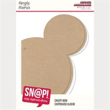 Sn@p Mini Chipboard Album - Mouse Ear