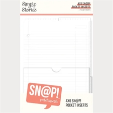 Sn@p Inserts - Pocket 4"x6" (lille)