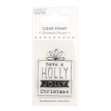 Simply Creative Clear Stamp - Holly Jolly