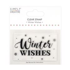 Simply Creative Clear Stamp - Winter Wishes (large)