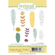 Taylored Expressions Stamps - Feathers