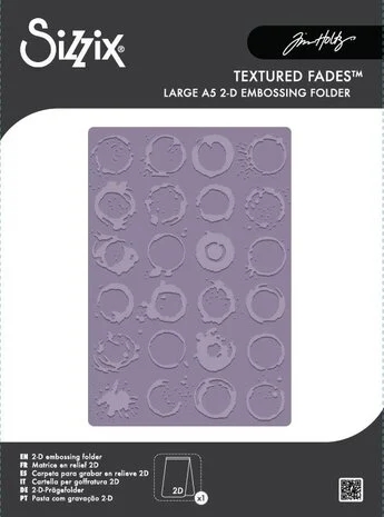 Sizzix Embossing Folder A5 - Tim Holtz / Ringer
