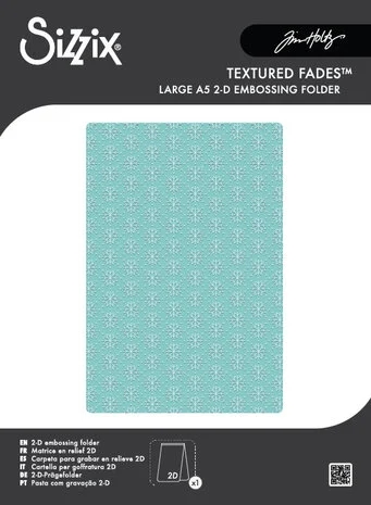 Sizzix Embossing Folder A5 - Tim Holtz / Snowflakes #3