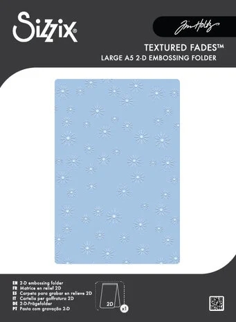 Sizzix Embossing Folder A5 - Tim Holtz / Sparkle Stars
