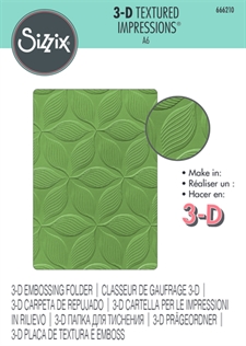 Sizzix 3D Embossing Folder - Defined Petals