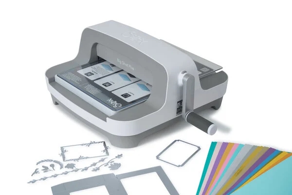Big Shot Maschine PLUS (A4) - White & Gray (stor) NY 2026-model - STARTER KIT
