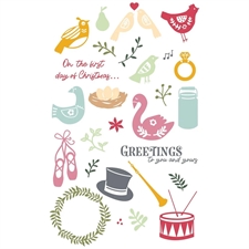 Sizzix Stamp Set By Catherine Pooler - 12 Days of Christmas