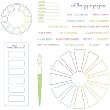 Sizzix Clear Stamp Set By Eileen Hull - Swatch Cards