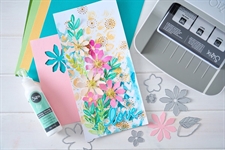 Sizzix Framelits Die & Stamp Set By 49 & Market / Vicki Boutin - Floral Layers #1