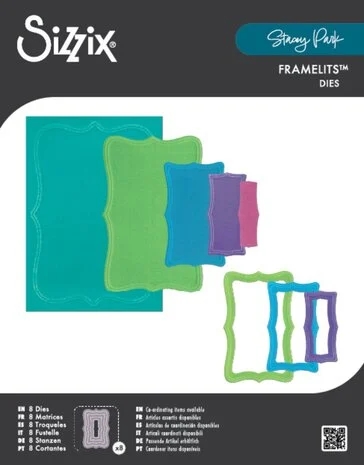 Sizzix Framelits - Stacey Park / Reversed Doris Dotted Top Note