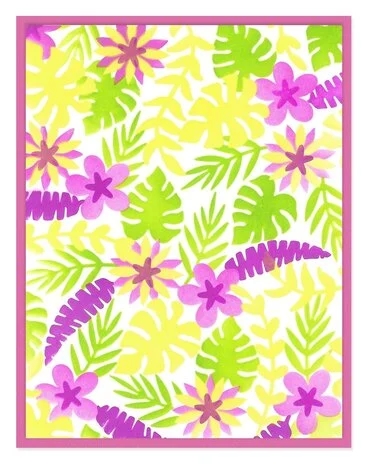 Sizzix Stencils By Catherine Pooler - It\'s a Jungle Out There