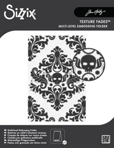 Sizzix Multi-Level Embossing Folder - Tim Holtz / Skull