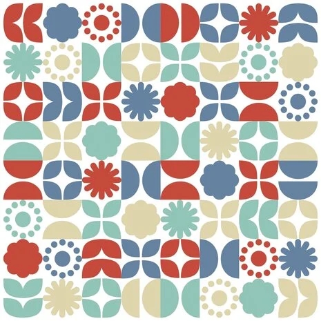 Sizzix Stencil - Rotating Stencil / Retro Vibe