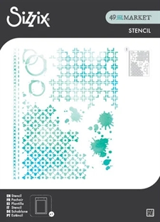 Sizzix Stencil by 49 & Market - Artful Layers