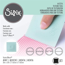 Sizzix Making Tool - Texture Tool 3x3" Mint