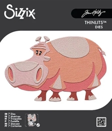 Sizzix Thinlits / Tim Holtz - Bernice Colorize